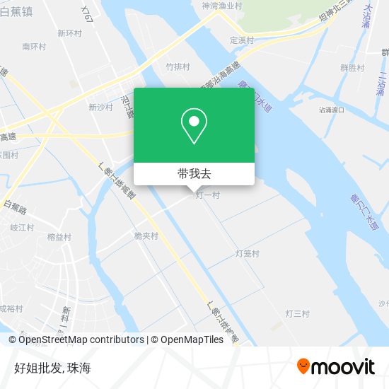 好姐批发地图