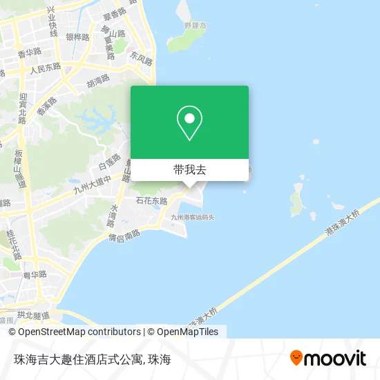 珠海吉大趣住酒店式公寓地图