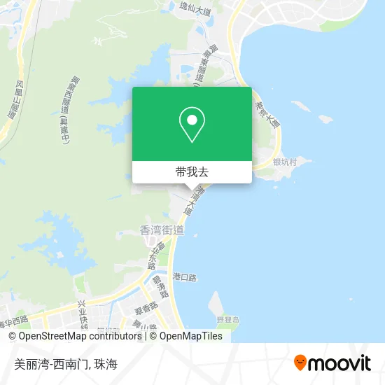 美丽湾-西南门地图