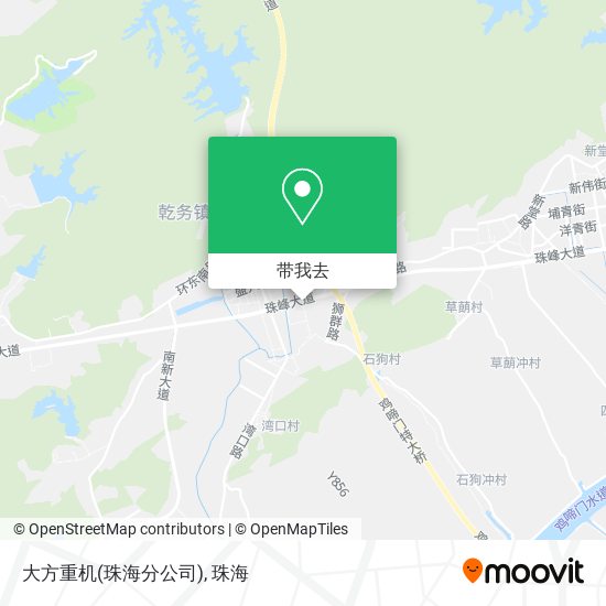 大方重机(珠海分公司)地图