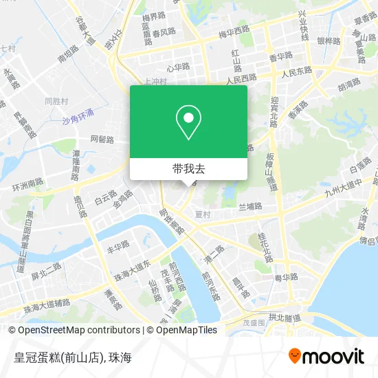 皇冠蛋糕(前山店)地图