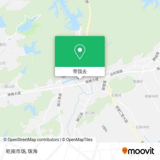 乾南市场地图