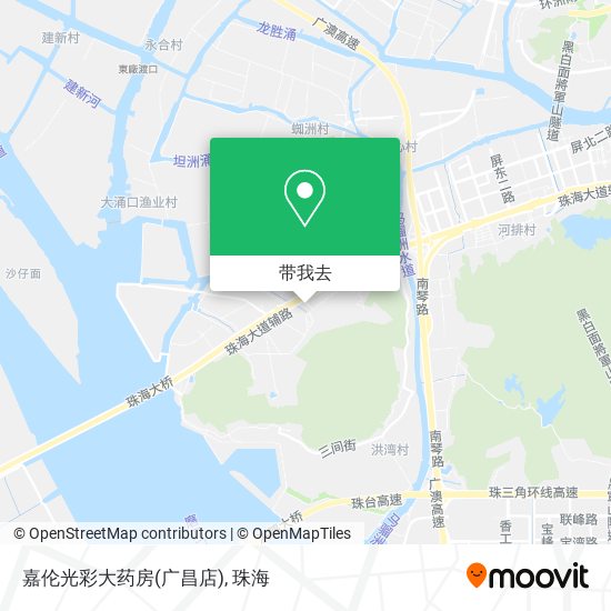 嘉伦光彩大药房(广昌店)地图
