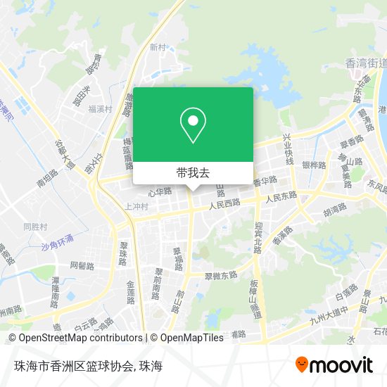 珠海市香洲区篮球协会地图