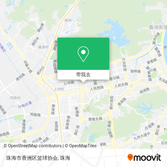 珠海市香洲区篮球协会地图