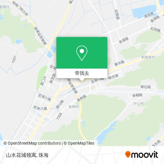 山水花城领寓地图