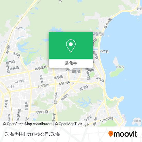 珠海优特电力科技公司地图