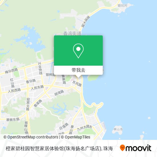 橙家碧桂园智慧家居体验馆(珠海扬名广场店)地图