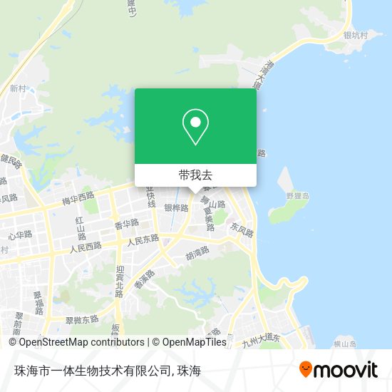 珠海市一体生物技术有限公司地图