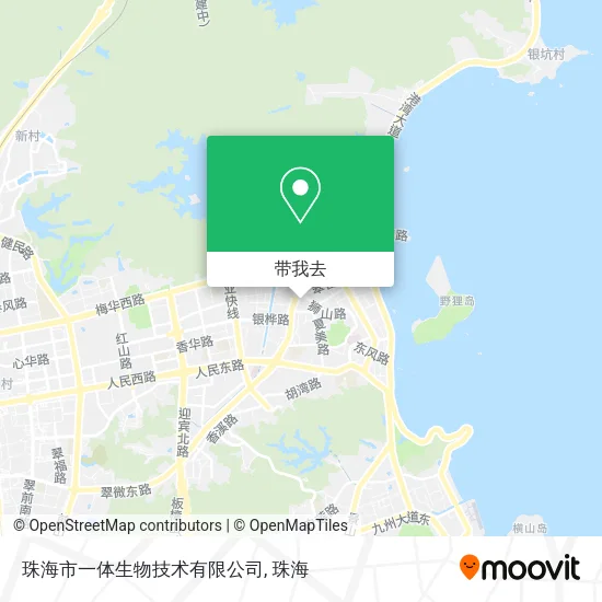 珠海市一体生物技术有限公司地图