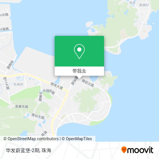 华发蔚蓝堡-2期地图