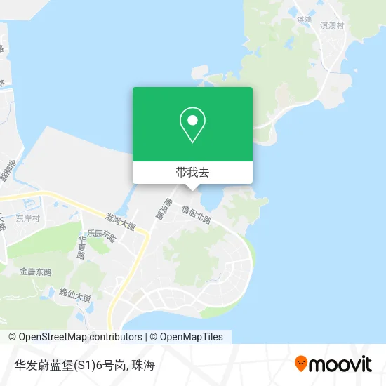 华发蔚蓝堡(S1)6号岗地图