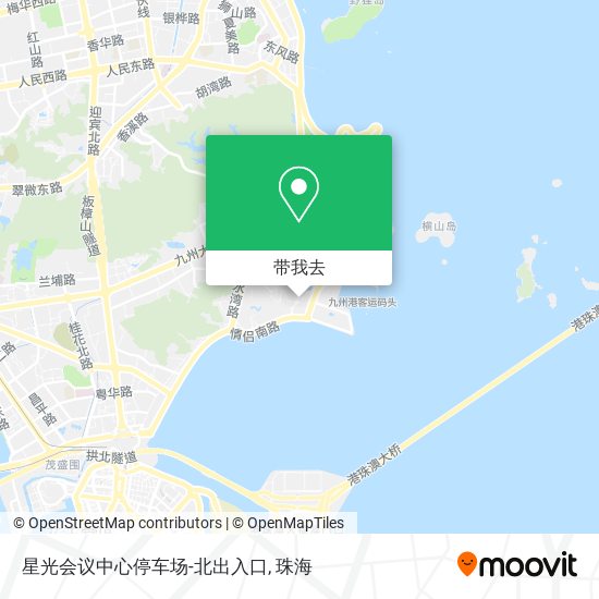 星光会议中心停车场-北出入口地图