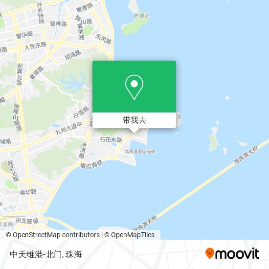 中天维港-北门地图