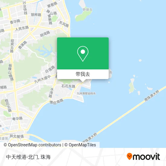 中天维港-北门地图