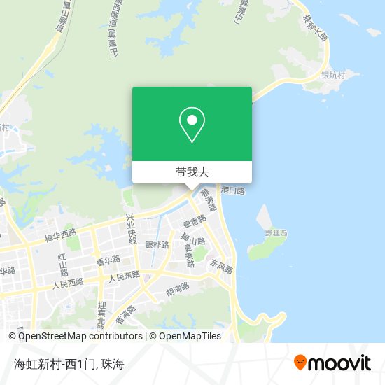 海虹新村-西1门地图