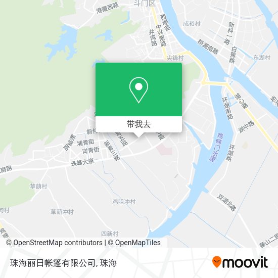 珠海丽日帐篷有限公司地图