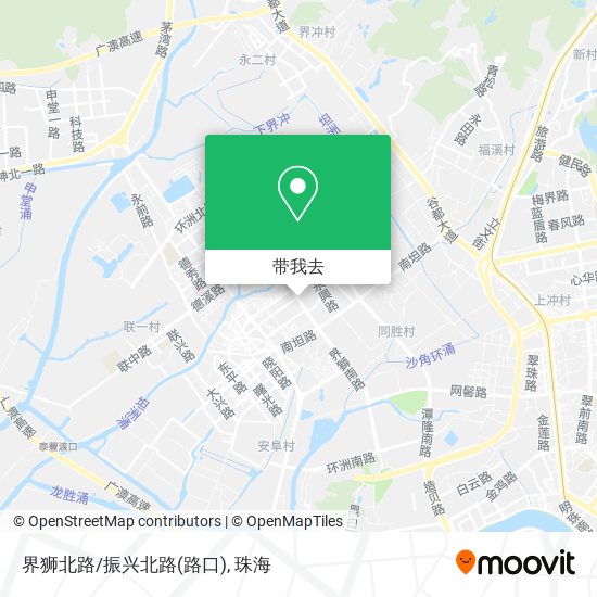 界狮北路/振兴北路(路口)地图