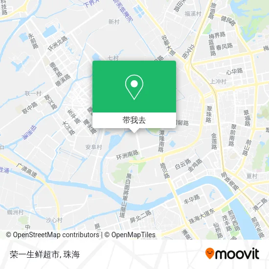 荣一生鲜超市地图