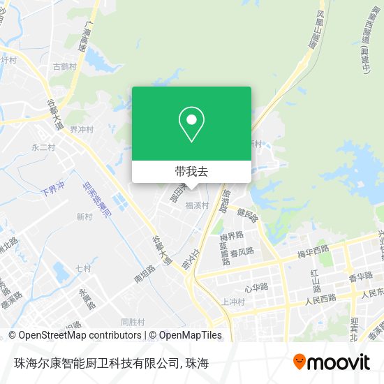 珠海尔康智能厨卫科技有限公司地图