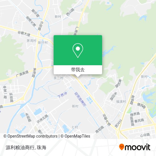 源利粮油商行地图