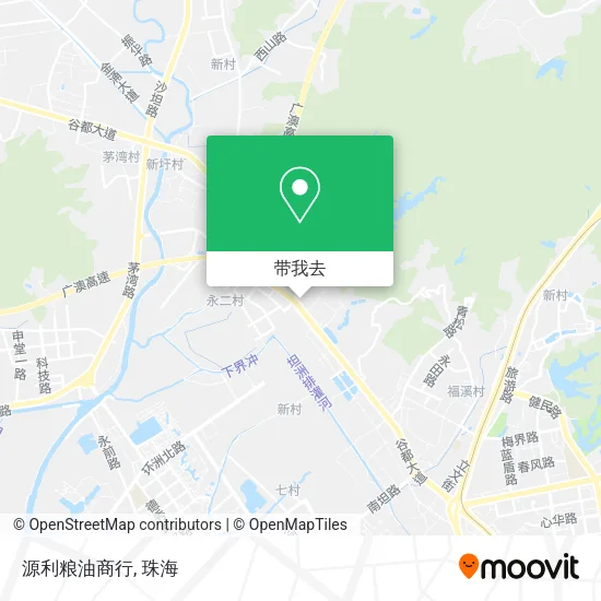 源利粮油商行地图