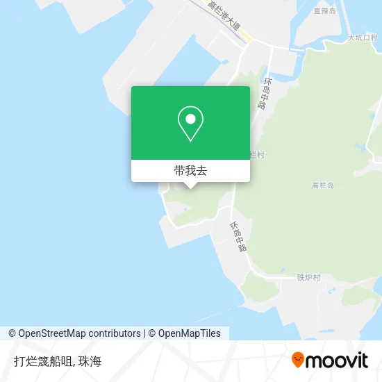 打烂篾船咀地图
