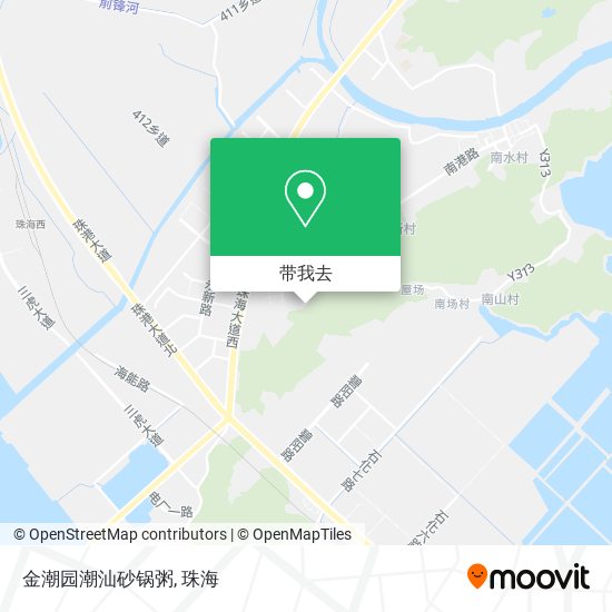 金潮园潮汕砂锅粥地图