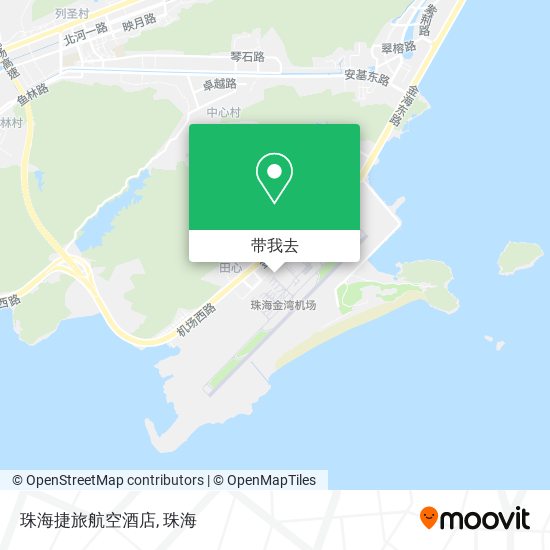 珠海捷旅航空酒店地图