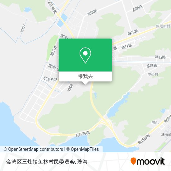 金湾区三灶镇鱼林村民委员会地图