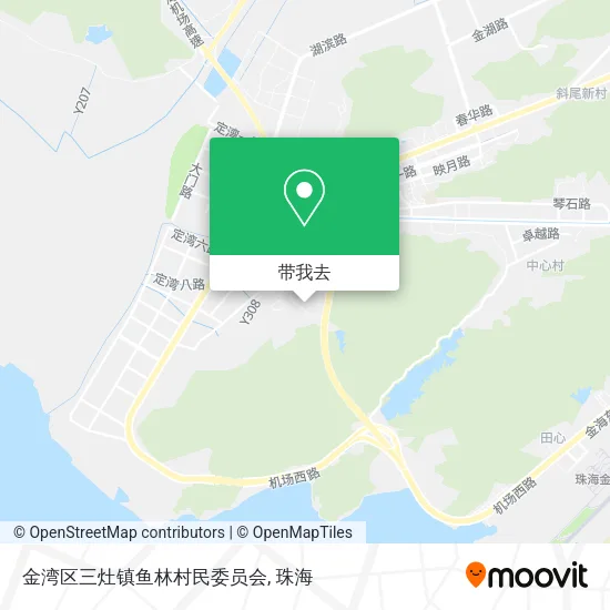 金湾区三灶镇鱼林村民委员会地图