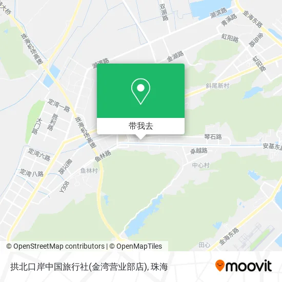 拱北口岸中国旅行社(金湾营业部店)地图
