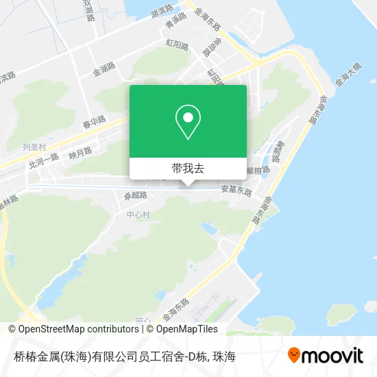 桥椿金属(珠海)有限公司员工宿舍-D栋地图
