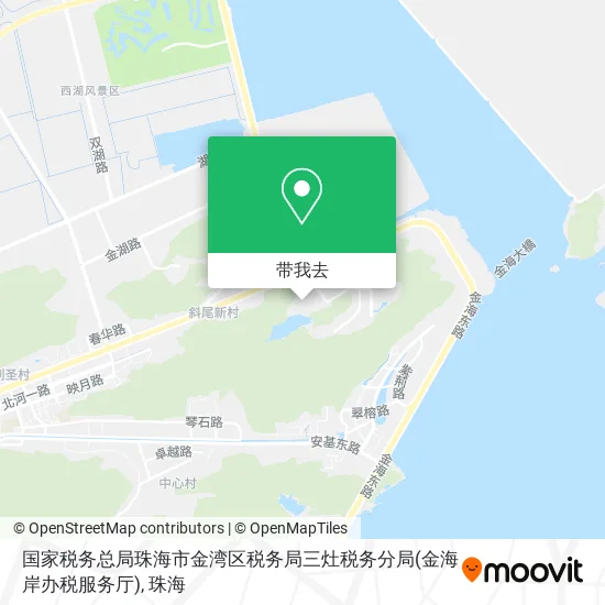 国家税务总局珠海市金湾区税务局三灶税务分局(金海岸办税服务厅)地图