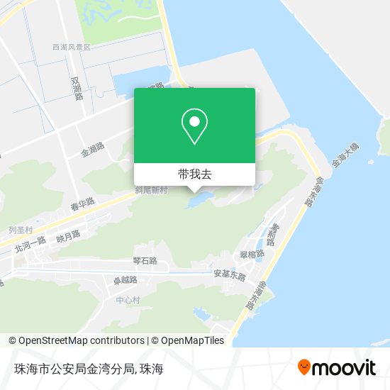 珠海市公安局金湾分局地图