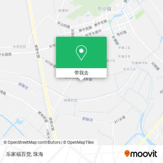 乐家福百货地图