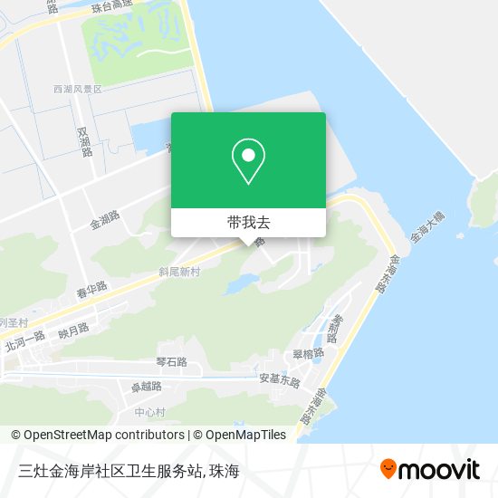 三灶金海岸社区卫生服务站地图