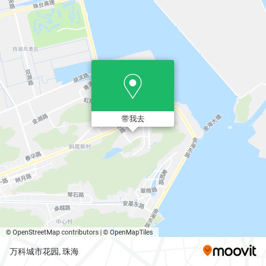 万科城市花园地图