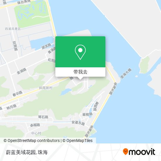 蔚蓝美域花园地图