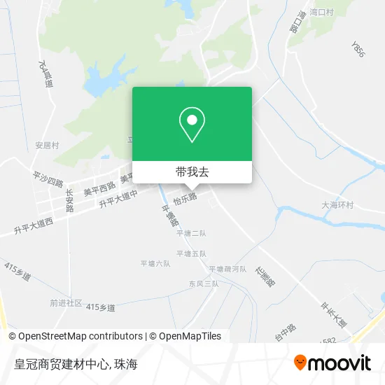 皇冠商贸建材中心地图