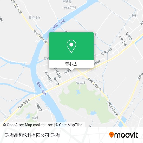珠海品和饮料有限公司地图