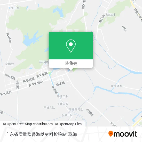 广东省质量监督游艇材料检验站地图