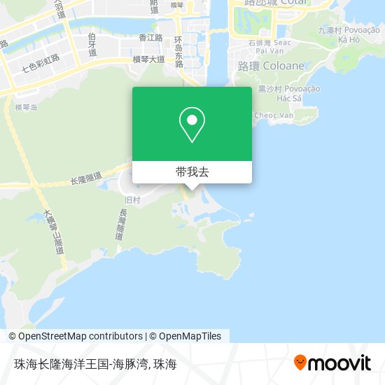 珠海长隆海洋王国-海豚湾地图