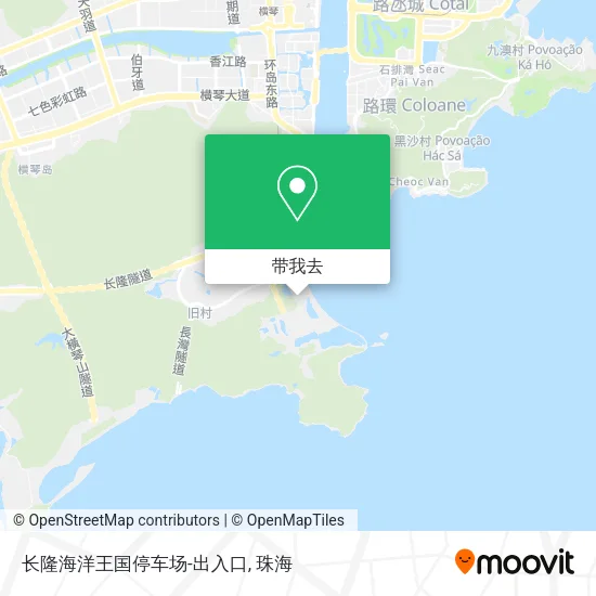 长隆海洋王国停车场-出入口地图