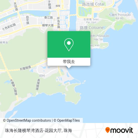 珠海长隆横琴湾酒店-花园大厅地图
