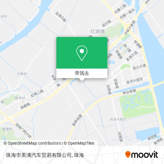 珠海市美满汽车贸易有限公司地图