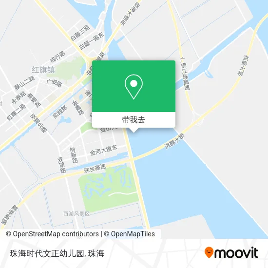 珠海时代文正幼儿园地图