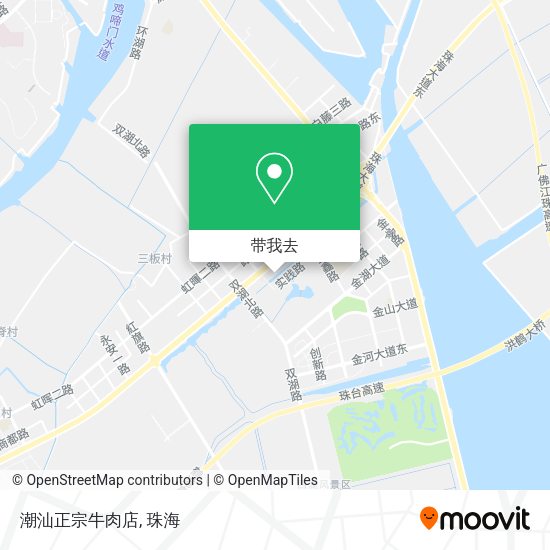 潮汕正宗牛肉店地图