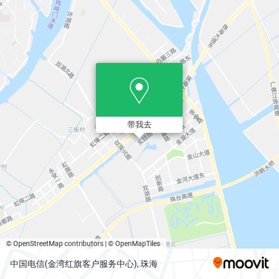 中国电信(金湾红旗客户服务中心)地图