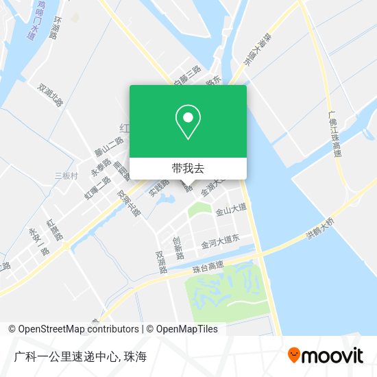 广科一公里速递中心地图